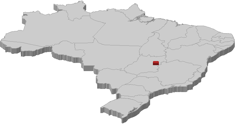 Localização atual do Distrito Federal