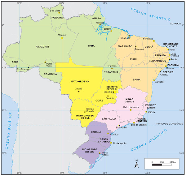 Mapa do Brasil