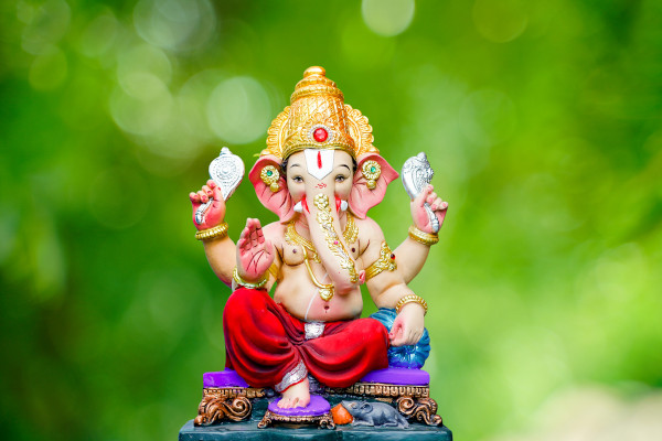 Estátua de Ganesha, uma das divindades mais conhecidas do hinduísmo.