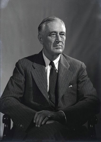 Franklin Roosevelt, o responsável pela implementação do New Deal.