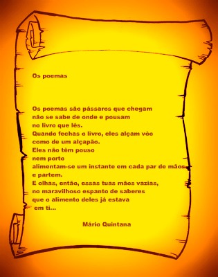 Diferenças demarcam o eu poético e o autor 