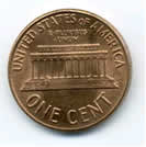 a penny Moeda americana de um centavo