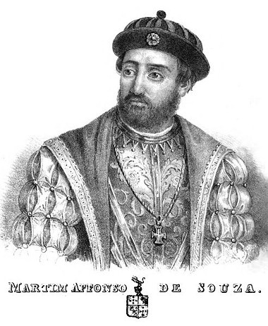 Martim Afonso de Souza, capitão que organizou a colonização do Brasil, teve sua viagem relatada por seu irmão